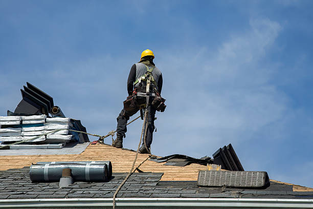 Professional Roof Replacement technician working in Dudley, PA